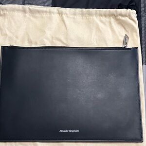 Alexander McQueen Black Laptop Bag